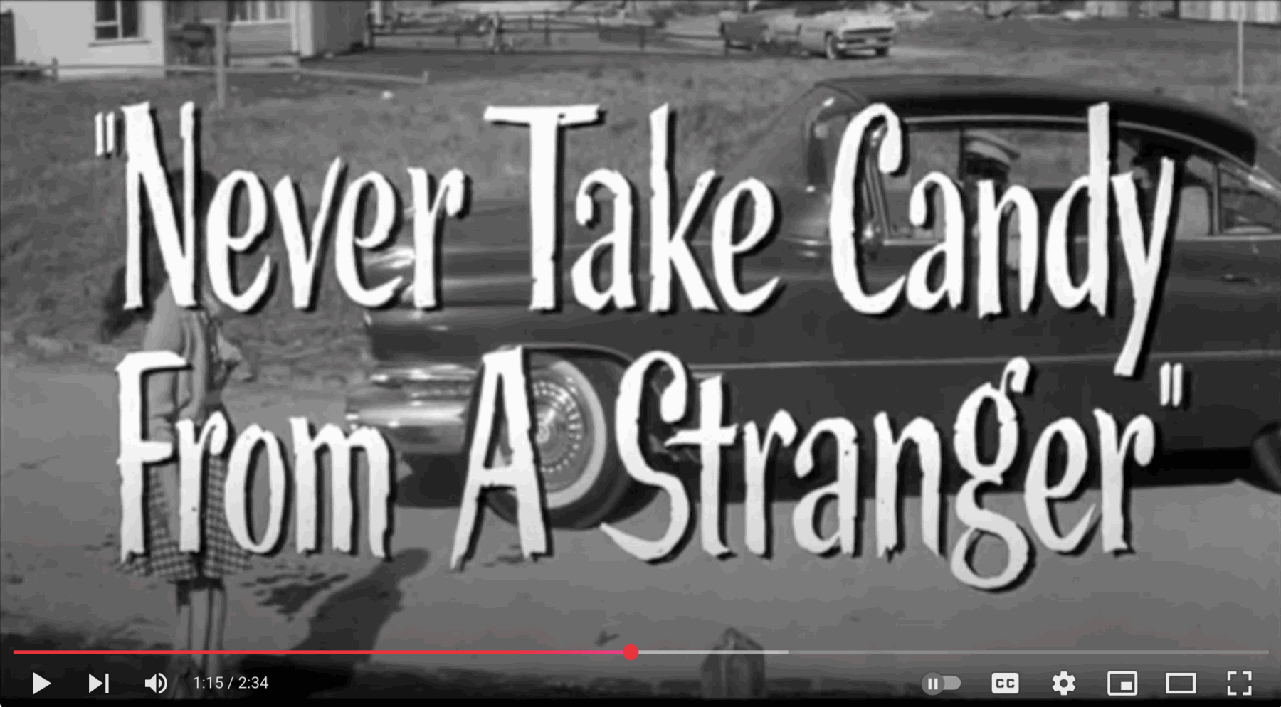 HNTI: Never Take Candy from Strangers